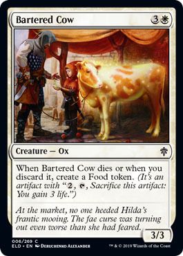 Bartered Cow 006/269 Throne of Eldraine Singles