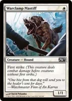 Warclamp Mastiff 40/249 - Magic 2013 (M13) Singles (Español)