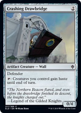 Crashing Drawbridge 217/269 Throne of Eldraine Singles