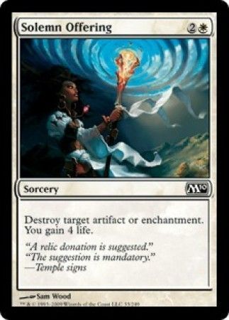 Solemn Offering 33/249 - Magic 2010 (M10) Singles