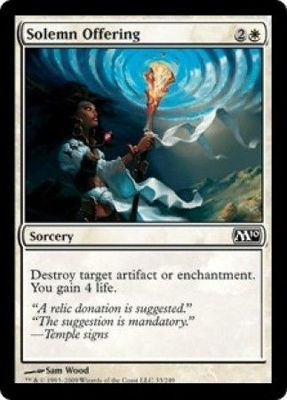 Solemn Offering 33/249 - Magic 2010 (M10) Singles