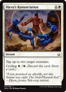 Djeru&#39;s Renunciation 011/199 Hour of Devastation Singles (Español)