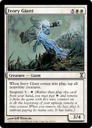 Ivory Giant Time Spiral Singles