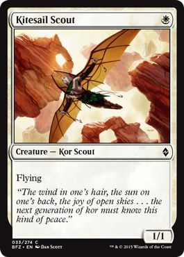 Kitesail Scout 033/274 Battle for Zendikar Singles (espanol)