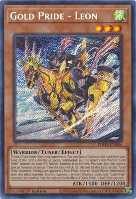 Gold Pride - Leon - PHHY-EN086 - Secret Rare 1st Edition Photon Hypernova 1st Edition Singles