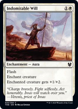 Indomitable Will 025/254 - Theros: Beyond Death Singles