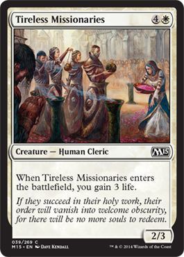Tireless Missionaries 039/269 Magic 2015 (M15) Singles (Español)