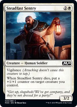 Steadfast Sentry 040/280 - Magic 2020 (M20) Singles (Español)