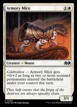 Armory Mice 0003 Wilds of Eldraine Singles (Español)