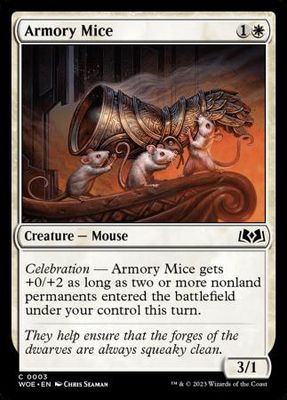 Armory Mice 0003 Wilds of Eldraine Singles (Español)