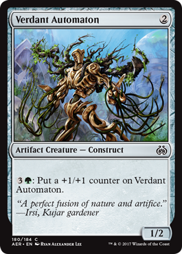 Verdant Automaton 180/184 - Aether Revolt Singles (Español)