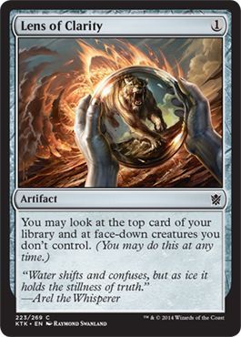 Lens of Clarity 223/269 Khans of Tarkir Singles
