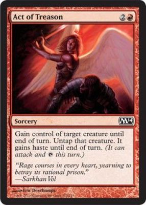 Act of Treason 125/249 - Magic 2014 (M14) Singles