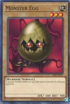 SJ Monster Egg - LOB-EN017 - Common Unlimited (25th Reprint) Legend of Blue Eyes White Dragon 25th Anniversary