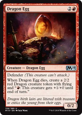 Dragon Egg 138/280 - Magic 2019 (M19) Singles