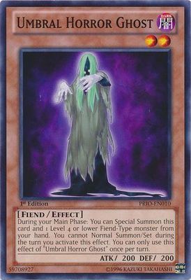 Umbral Horror Ghost - PRIO-EN010 - Common 1st Edition Primal Origin 1st Edition Singles (espanol)