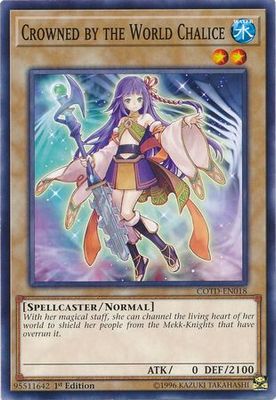 Crowned by the World Chalice - COTD-EN018 - Common 1st Edition Code of the Duelist 1st Edition Singles