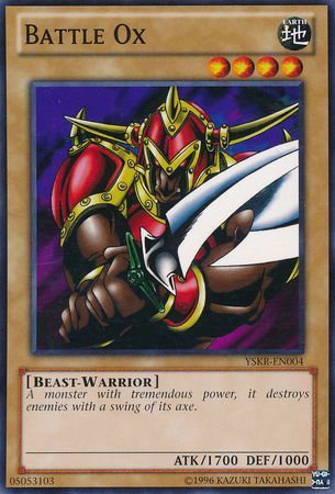 Battle Ox - YSKR-EN004 - Common Unlimited Starter Deck: Kaiba Reloaded Unlimited Singles