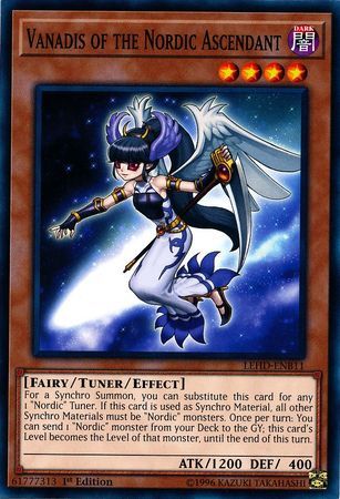 Vanadis of the Nordic Ascendant - LEHD-ENB11 - Common 1st Edition Legendary Hero Decks 1st Edition Singles