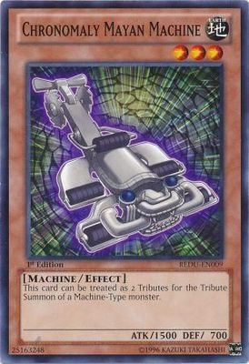 Chronomaly Mayan Machine - REDU-EN009 - Common 1st Edition Return of the Duelist 1st Edition Singles