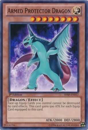 Armed Protector Dragon - SHSP-EN012 - Common 1st Edition Shadow Specters 1st Edition Singles