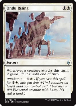 Ondu Rising 041/274 Battle for Zendikar Singles (Español)