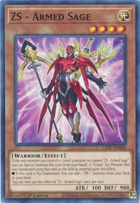 ZS - Armed Sage - LIOV-EN002 - Common 1st Edition Lightning Overdrive: LIOV 1st Edition Singles