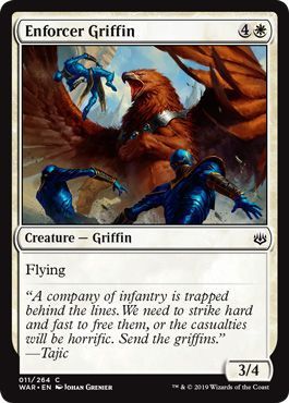 Enforcer Griffin 011/264 War of the Spark Singles (Español)