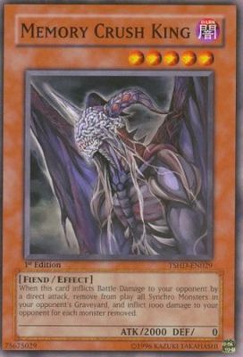 Memory Crush King - TSHD-EN029 - Common 1st Edition The Shining Darkness [TSHD] 1st Edition Singles