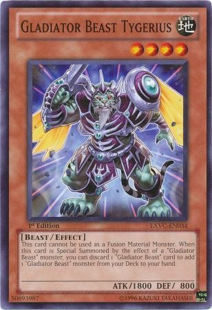 Gladiator Beast Tygerius - EXVC-EN034 - Common 1st Edition Extreme Victory 1st Edition Singles