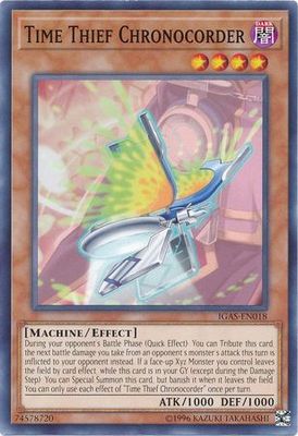 Time Thief Chronocorder - IGAS-EN018 - Common Unlimited Ignition Assault Unlimited Singles