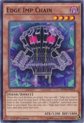 Edge Imp Chain - MP16-EN012 - Common 1st Edition Yu-Gi-Oh! 2016 Mega-Tins 1st Edition Singles (espanol)