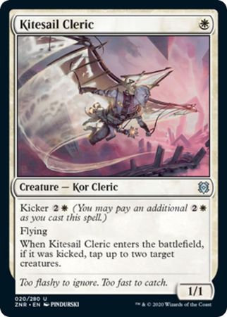 Kitesail Cleric 020/280 Zendikar Rising Singles (Español)