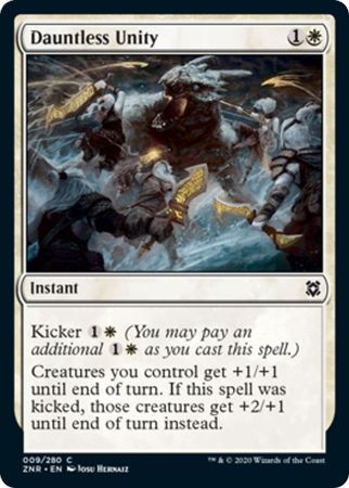Dauntless Unity 009/280 Zendikar Rising Singles (Español)