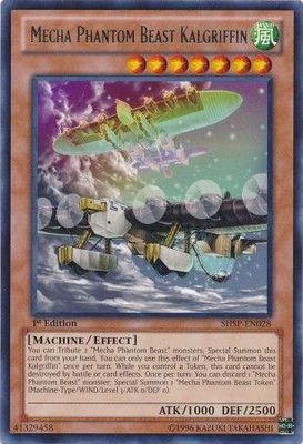Mecha Phantom Beast Kalgriffin - SHSP-EN028 - Rare 1st Edition Shadow Specters 1st Edition Singles