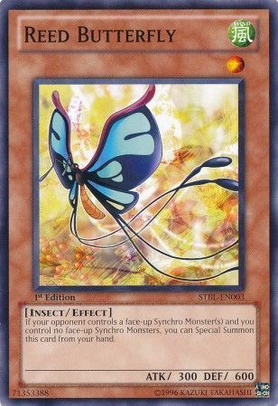 Reed Butterfly - STBL-EN003 - Common 1st Edition Starstrike Blast 1st Edition Singles (espanol)