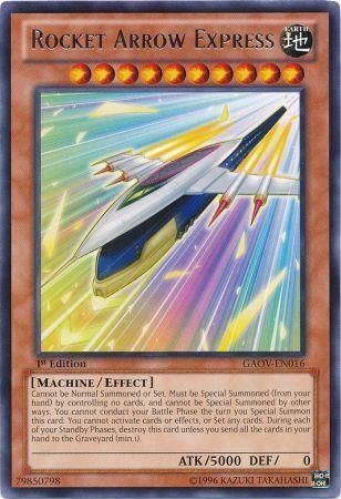 Rocket Arrow Express - GAOV-EN016 - Rare 1st Edition Galactic Overlord 1st Edition Singles