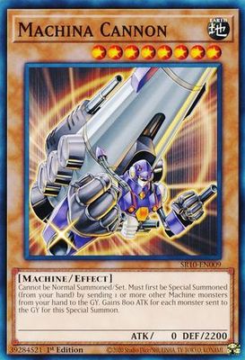 Machina Cannon - SR10-EN009 - Common 1st Edition Structure Deck: Mechanized Madness 1st Edition Singles