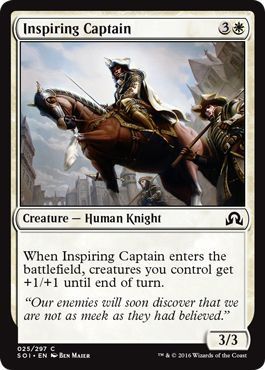 Inspiring Captain 025/297 Shadows over Innistrad Singles