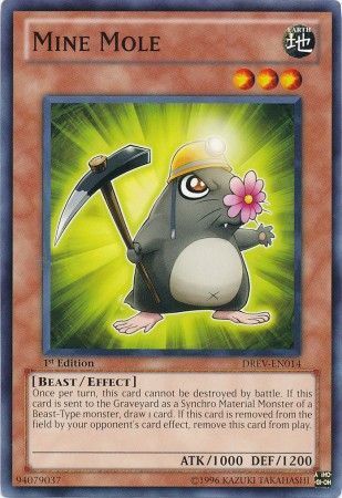 Mine Mole - DREV-EN014 - Common 1st Edition Duelist Revolution 1st Edition Singles