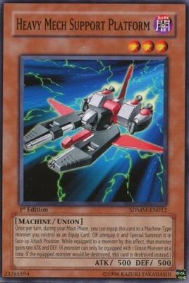 Heavy Mech Support Platform - SDMM-EN012 - Common 1st Edition Structure Deck: Machina Mayhem 1st Edition Singles