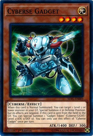 Cyberse Gadget - SDPL-EN009 - Common 1st Edition Structure Deck: Powercode Link 1st Edition Singles (espanol)