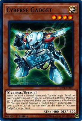 Cyberse Gadget - SDPL-EN009 - Common 1st Edition Structure Deck: Powercode Link 1st Edition Singles (espanol)