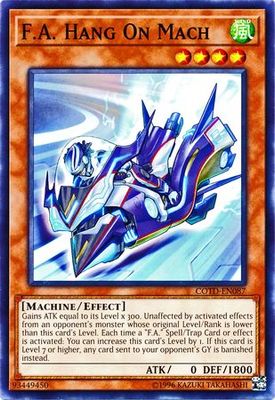 F.A. Hang On Mach - COTD-EN087 - Common Unlimited Code of the Duelist Unlimited Singles (espanol)