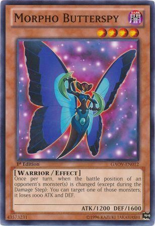 Morpho Butterspy - GAOV-EN012 - Common 1st Edition Galactic Overlord 1st Edition Singles (espanol)