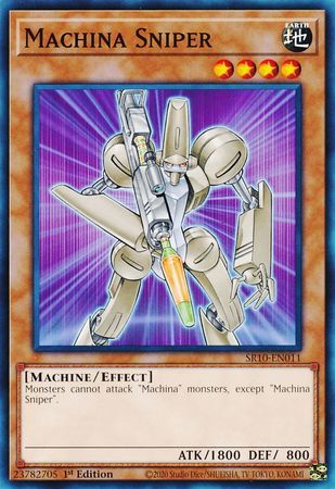 Machina Sniper - SR10-EN011 - Common 1st Edition Structure Deck: Mechanized Madness 1st Edition Singles