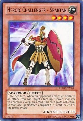 Heroic Challenger - Spartan - REDU-EN005 - Common Unlimited Return of the Duelist Unlimited Singles