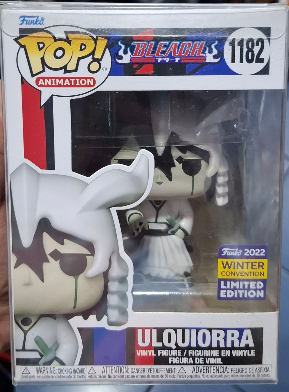 SH6 Ulquiorra Figura Funko Pop Bleach Figura 2022 Winter Convention