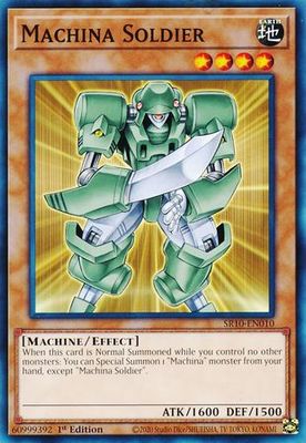 Machina Soldier - SR10-EN010 - Common 1st Edition Structure Deck: Mechanized Madness 1st Edition Singles