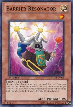 Barrier Resonator - STOR-EN006 - Common 1st Edition Storm of Ragnarok 1st Edition Singles